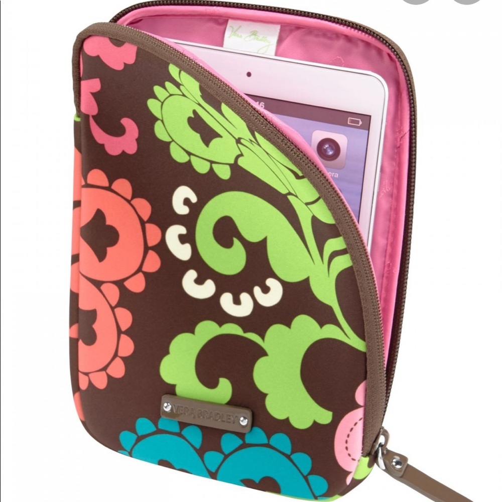 EUC Vera Bradley iPad Mini sleeve in Lola Brown